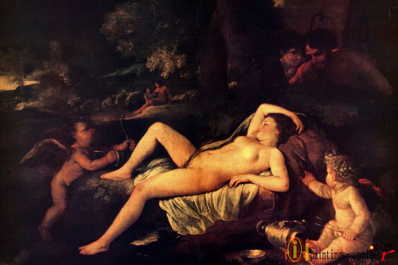 Nicholas Sleeping Venus and Cupid