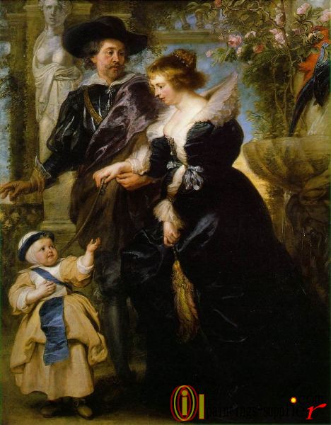Rubens his wife Helena Fourment and their son Peter Paul