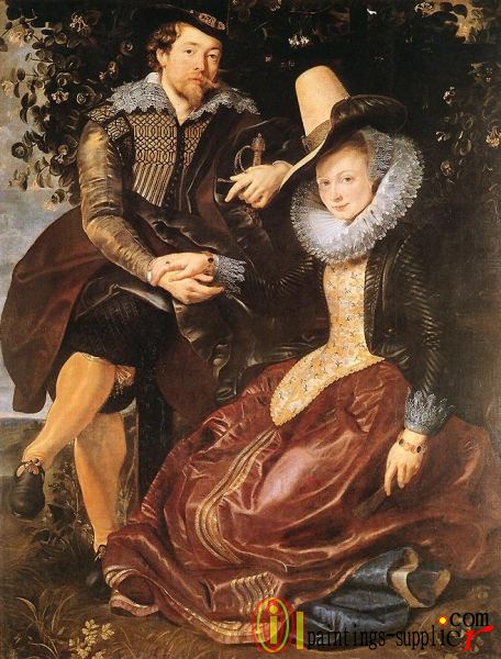 The Artist and His First Wife Isabella Brant in the Honeysuckle Bower