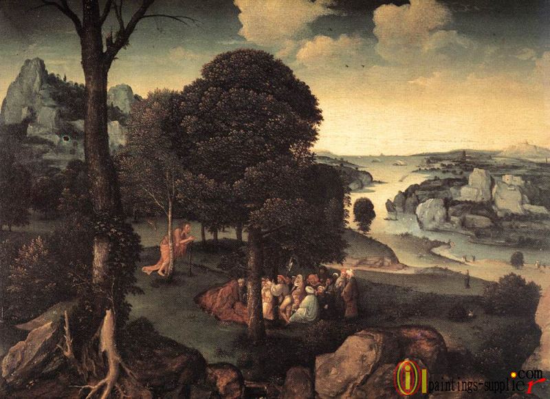 Landscape with St John the Baptist Preachi