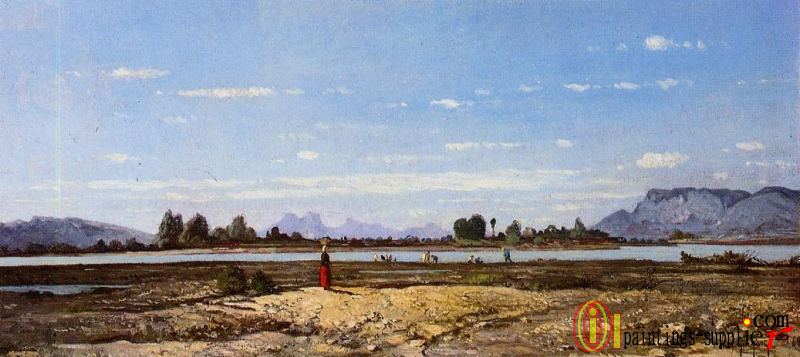 Landscape, the Banks of the Durance