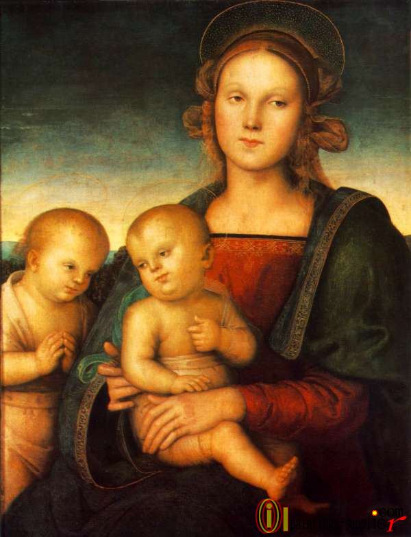 Madonna with Child and Little St John ,1497