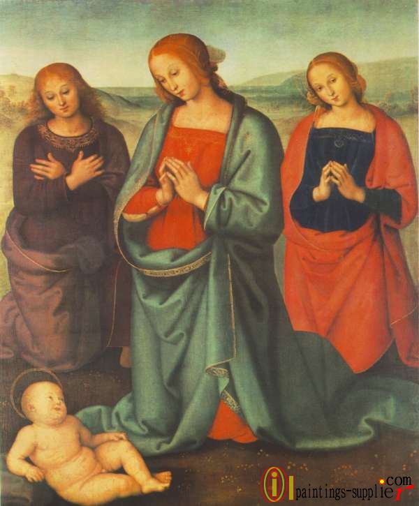 Madonna with Saints Adoring the Child ,1503 