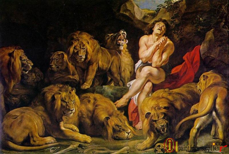 Daniel in the Lions Den.