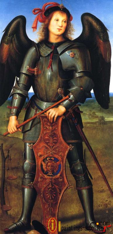 St. Michael (Panel of the Polytych of Certosa di Pavia),1499