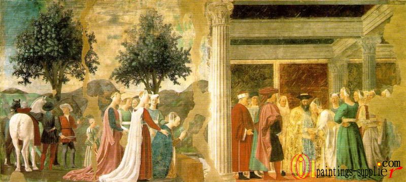 Adoration Of The Holy Wood And The Meeting Of Solomon And The Queen Of Sheba