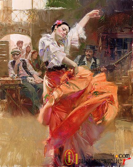Flamenco In Red