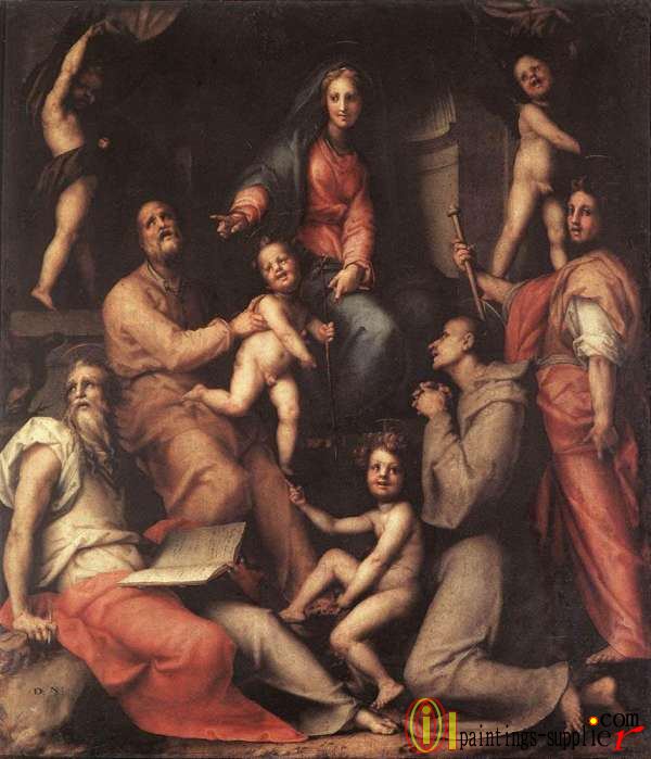 Madonna and Child with Saints.