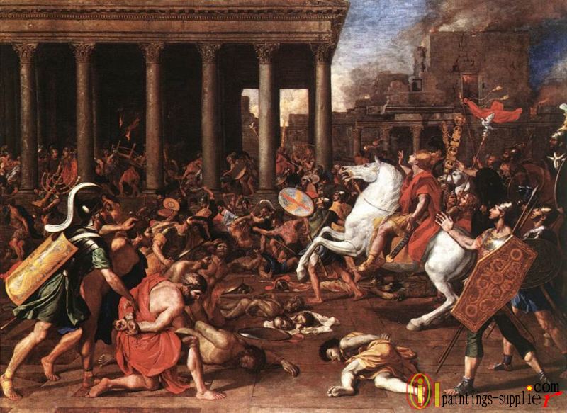 The destruction of the Temple at Jerusalem ,1637