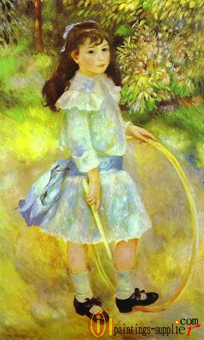 Girl with a Hoop (Marie Goujon), 1885.