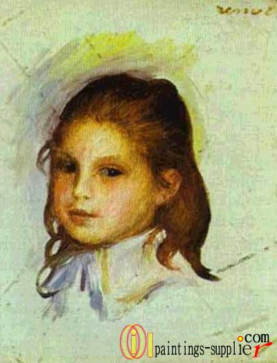 Girl with Brown Hair, 1887- 88
