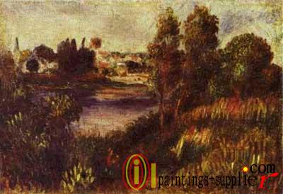 Landscape at Vétheuil, 1890.