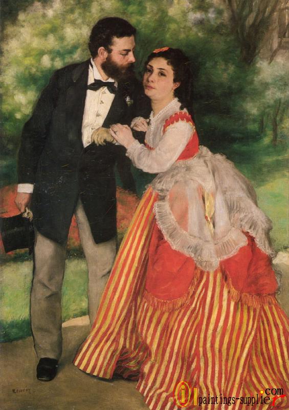 Alfred Sisley and His Wife, 1868