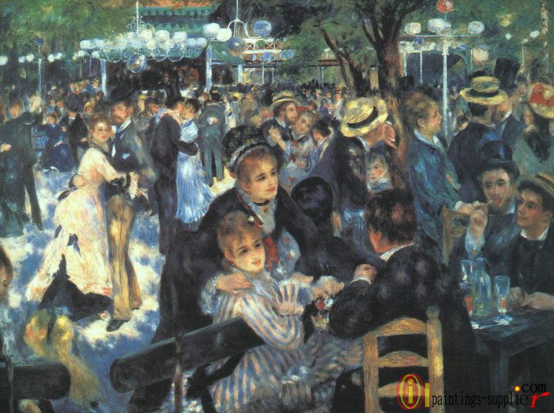 Ball at the Moulin de la Galette-Renoir-Family and Groups