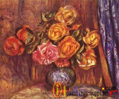 Roses Before the Blue Curtain, 1912