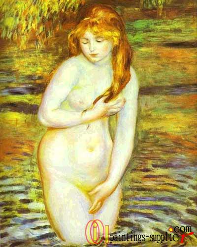The Bather (After the Bath), 1888.