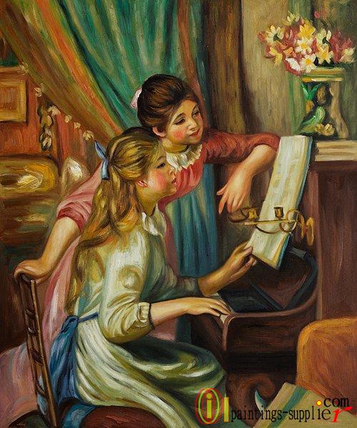 Young Girls at the Piano.