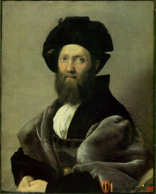 Portrait of Baldassare Castiglione,1514-15.
