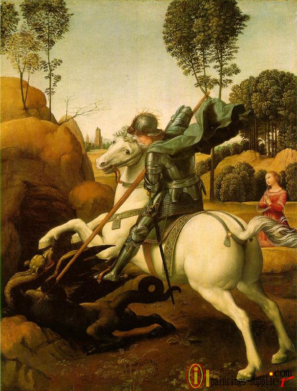 St. George Fighting the Dragon,1504-06.