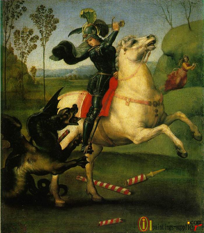 St. George Fighting the Dragon,1505.