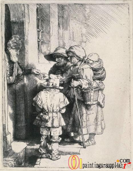 Beggars at a door