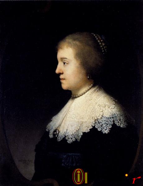 Portrait Of Amalia Van Solms.
