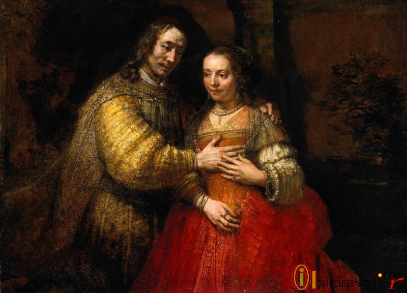Portrait of Two Figures from the Old Testament known as -The Jewish Bride-