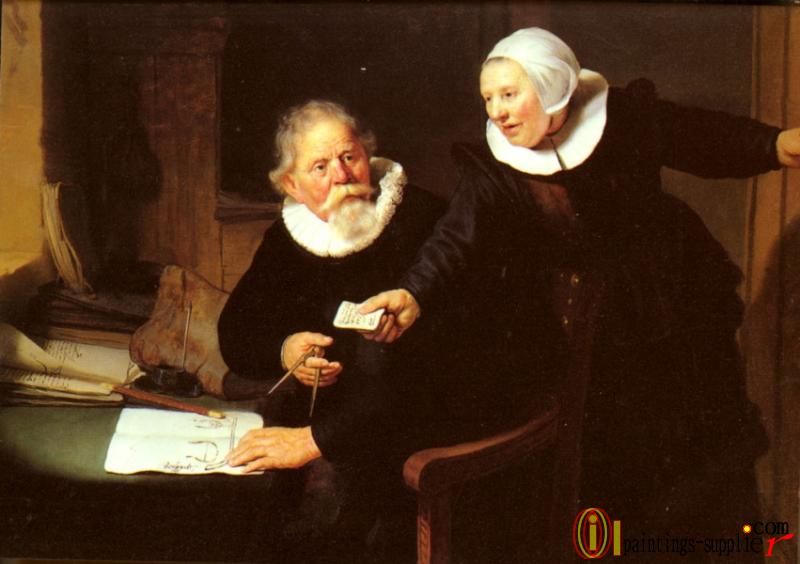 Rijn Rembrandt Van Jan Rijcksen And His Wife