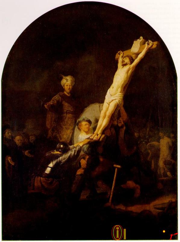 The raising of the cross,1633