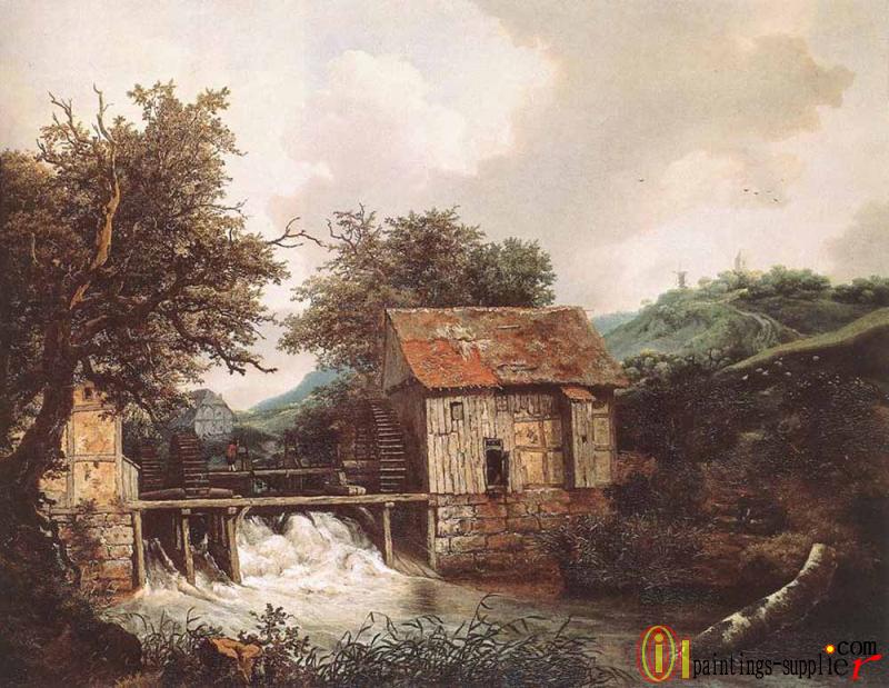 Two Watermills and an Open Sluice near Singraven