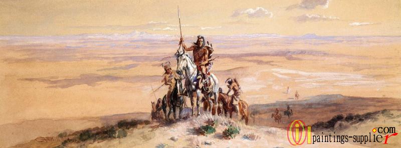 Indians on Plains.