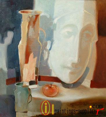 Still life with mask.