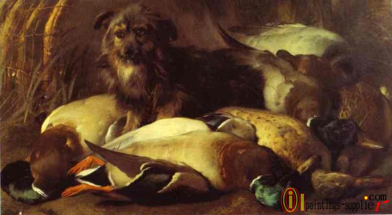 Decoyman's Dog and Duck(1845).
