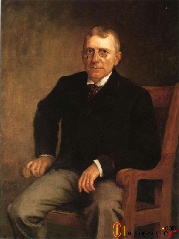 Portrait of James hitcomb Riley