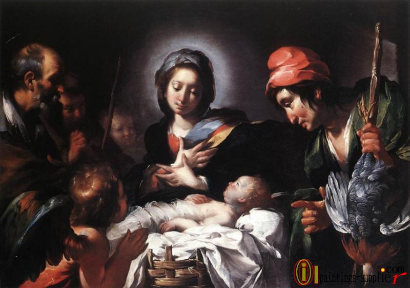 Adoration Of The Shepherds.
