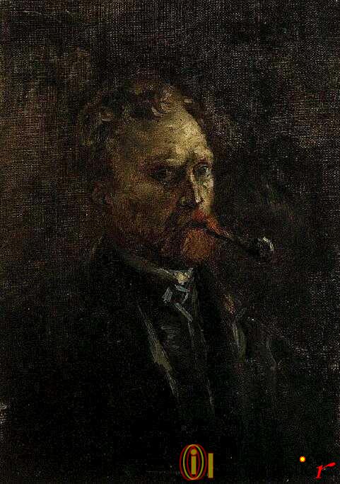 Self Portrait with Pipe