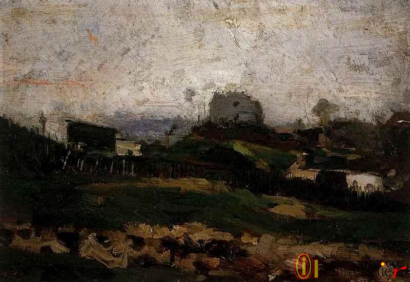 View of Montmartre with Quarry