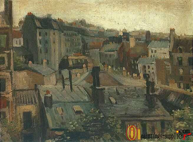 View of the Roofs of Paris 