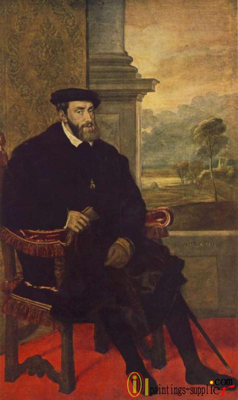 Portrait of Charles V Seated2
