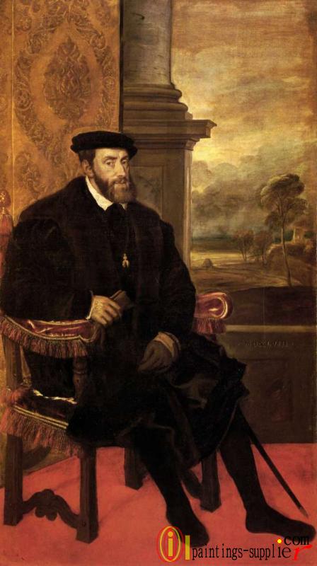 Portrait of Charles V Seated