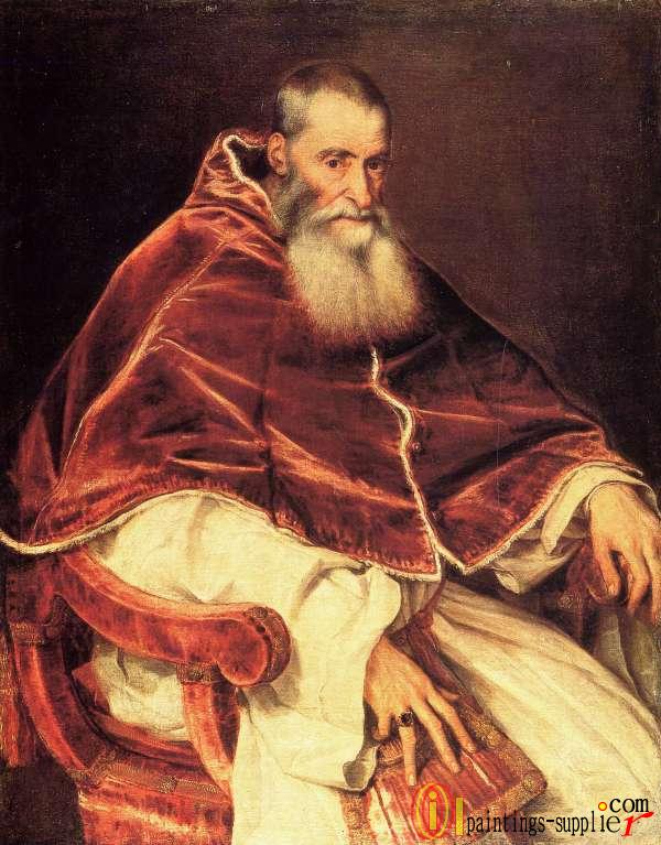 Portrait of Pope Paul III 1543