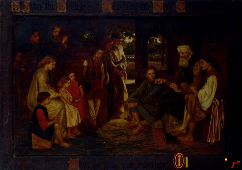 St John The Efvangelist Teaching The New Commandment