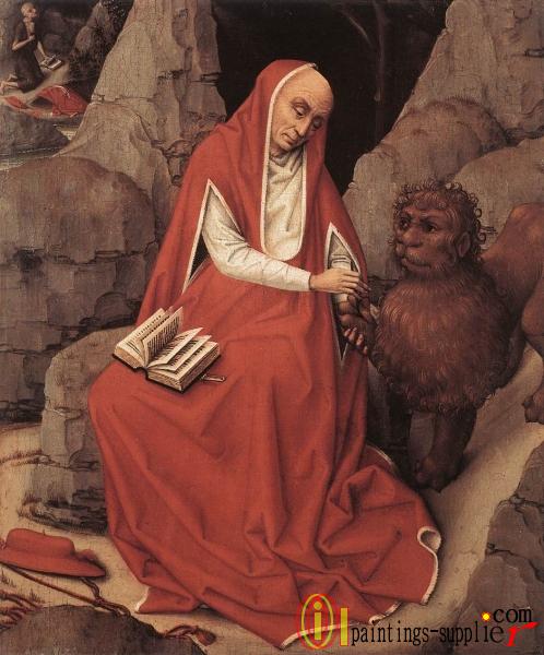 St Jerome and the Lion c1450