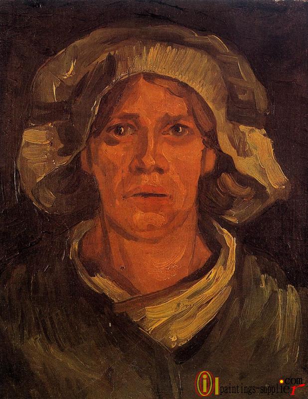 Head of a Peasant Woman with White Cap.