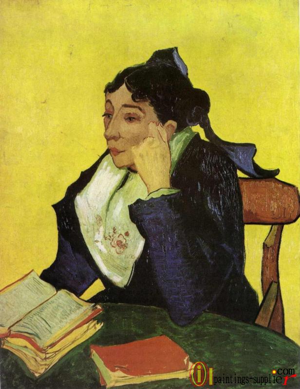 L Arlesien - Madame Ginoux with Books