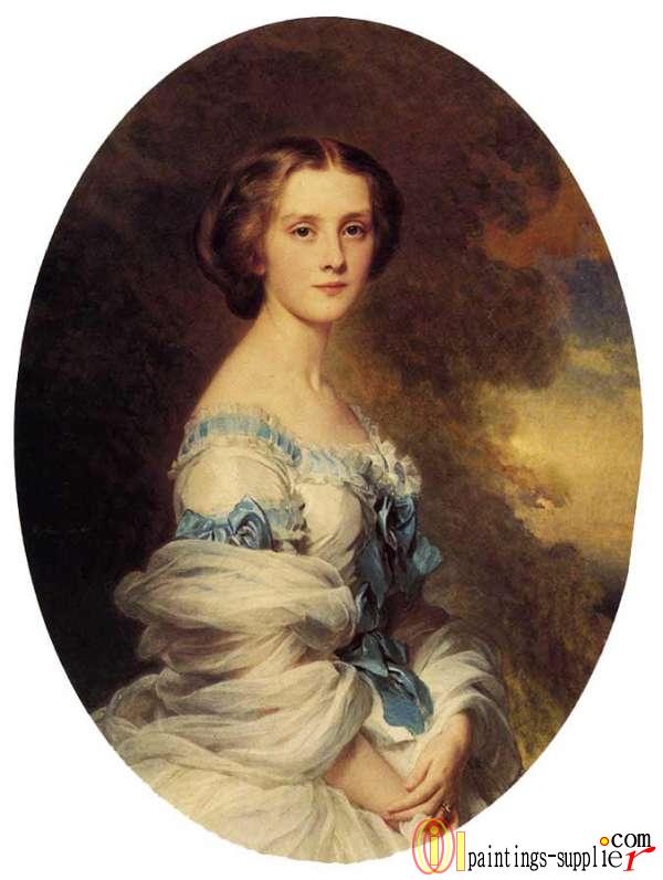 Melanie de Bussiere, Comtesse Edmond de Pourtales 1857