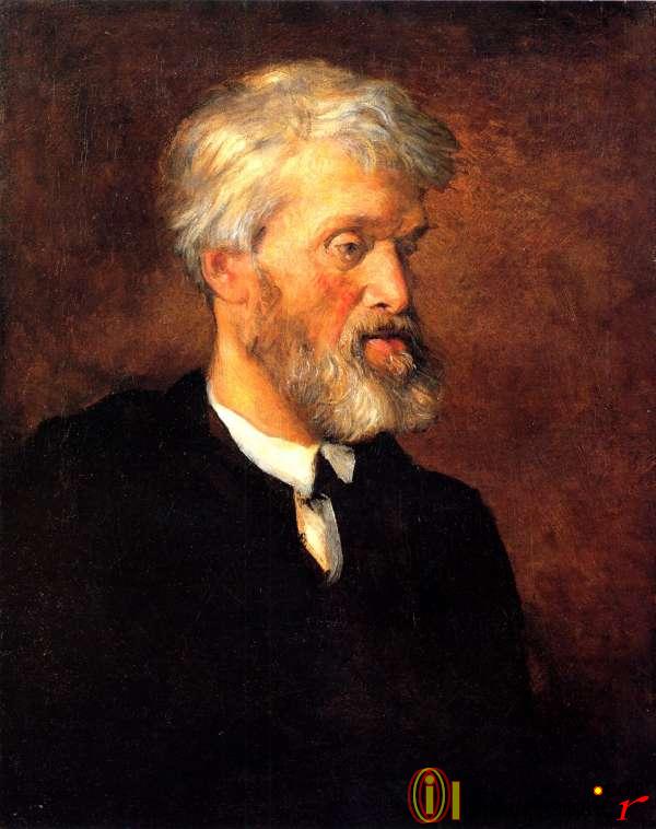 Portrait of Thomas Carlyle.