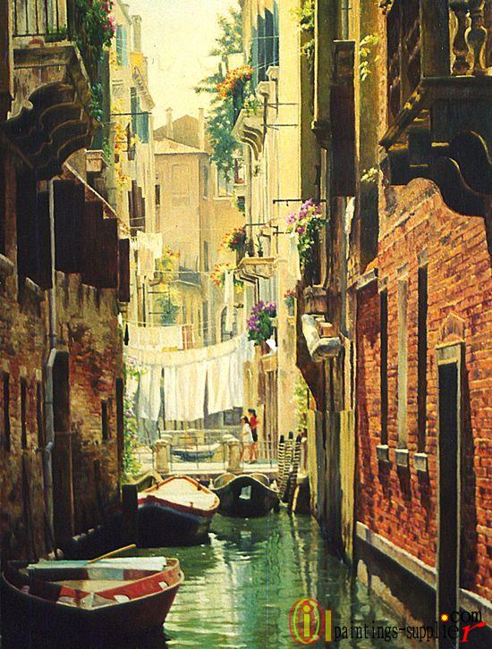 Venice. Boats