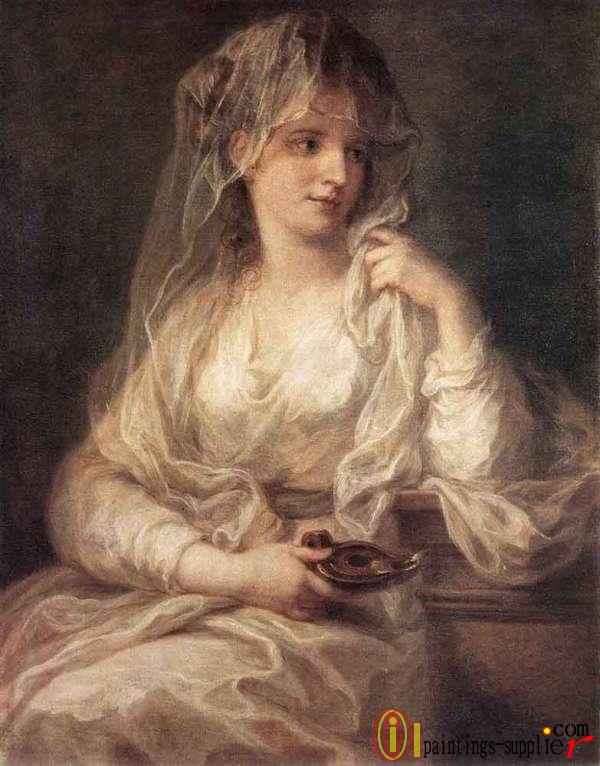 Portrait of a Woman Dressed as Vestal Virgin