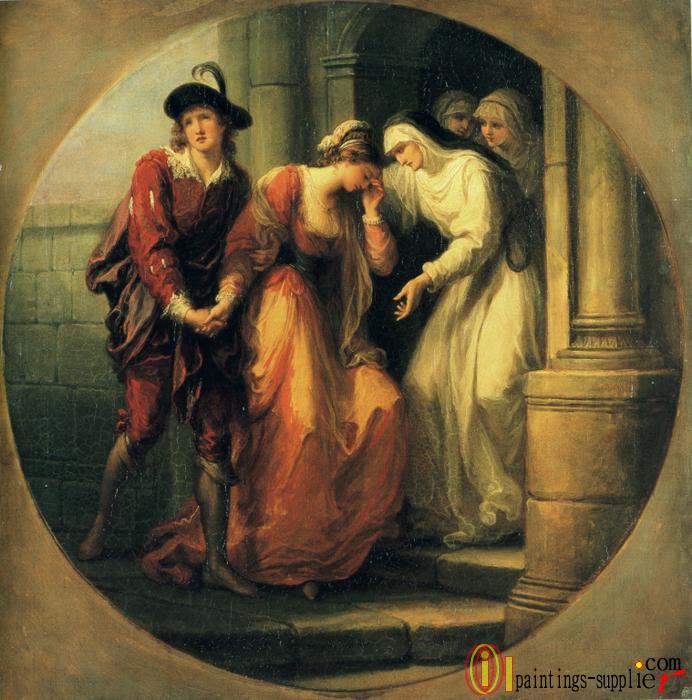 The Farewell of Abelard and Héloïse. 1780